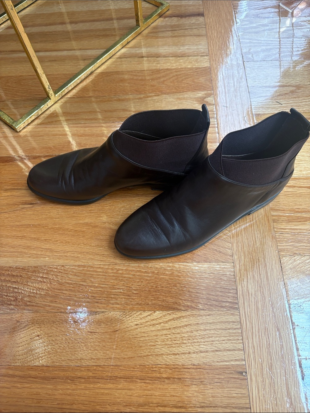 Stuart Weitzman women's leather ankle boots